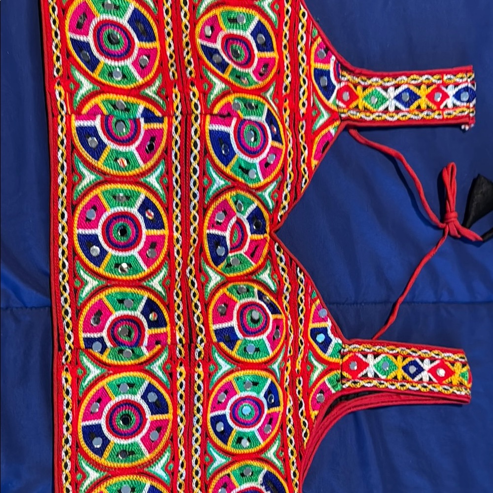 Colorful Embroidered Vest